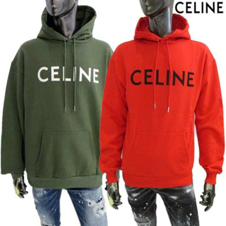 楽天市場】セリーヌ CELINE メンズ トップス パーカー フーディ  