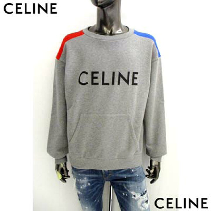 楽天市場】セリーヌ CELINE メンズ トップス トレーナー スウェット 