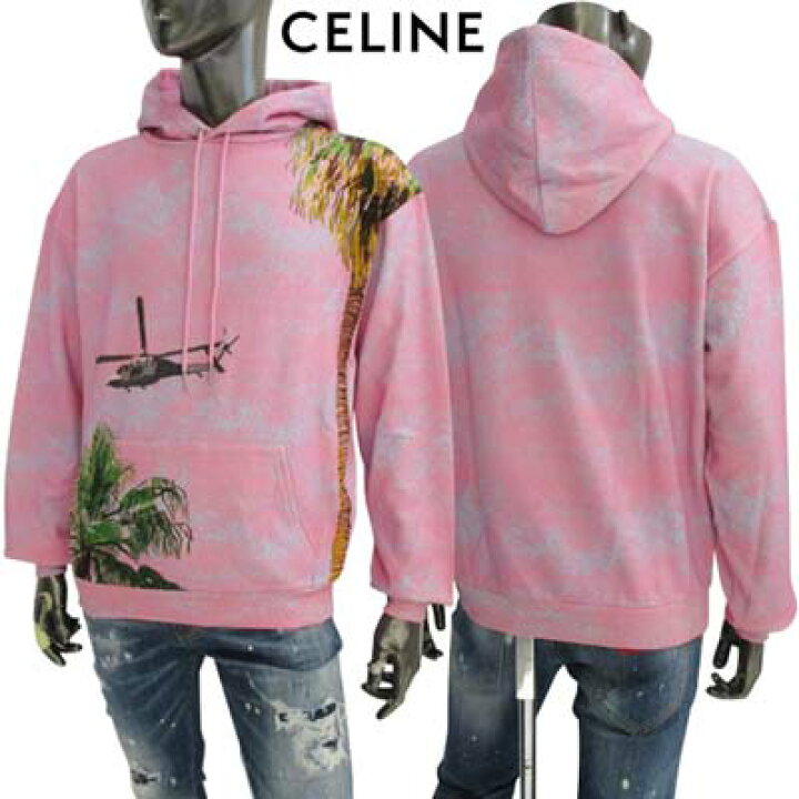 楽天市場】セリーヌ CELINE メンズ トップス パーカー フーディ 