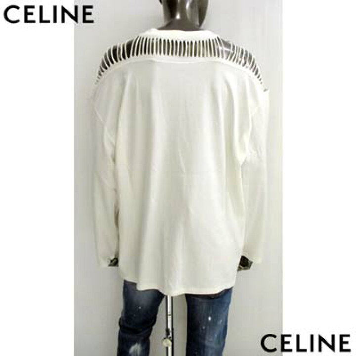 楽天市場】セリーヌ CELINE メンズ トップス Tシャツ 長袖 ロゴT ロンT 