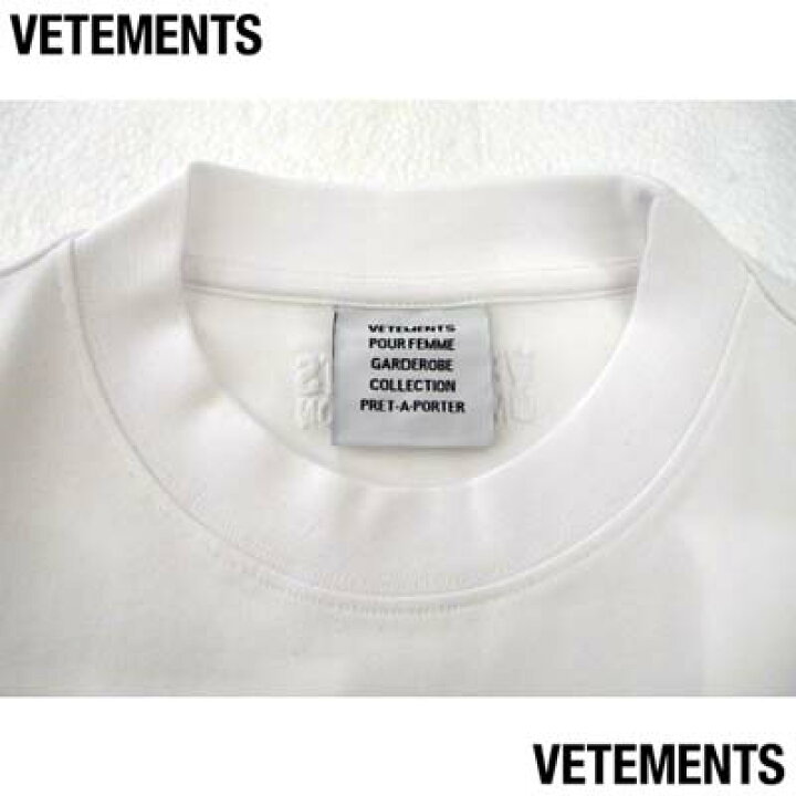 楽天市場】ヴェトモン VETEMENTS レディース トップス Tシャツ 半袖 