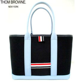 トムブラウン THOM BROWNE レディース バッグ 鞄 トートバッグ ユニセックス可 フロントトリコロールライン・内部ジップポケット/ロゴ入りスナップボタン留めトートバッグ ネイビー UAG014F 05390 415 (R127600) 321 2023年春夏新作 【送料無料】 【smtb-TK】