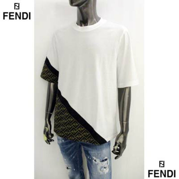 楽天市場】フェンディ FENDI メンズ トップス Tシャツ 半袖 ロゴT 