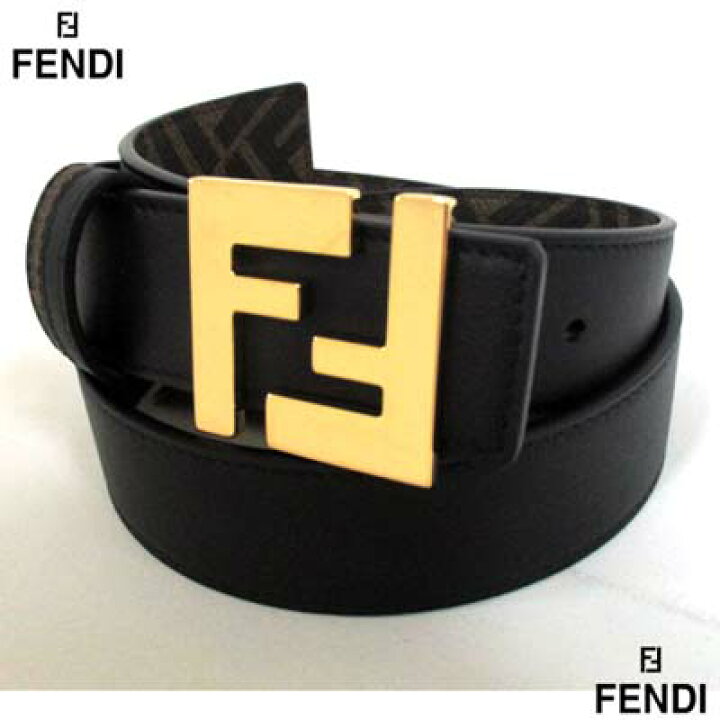 楽天市場】フェンディ FENDI メンズ ベルト 小物 レザー リバーシブル  