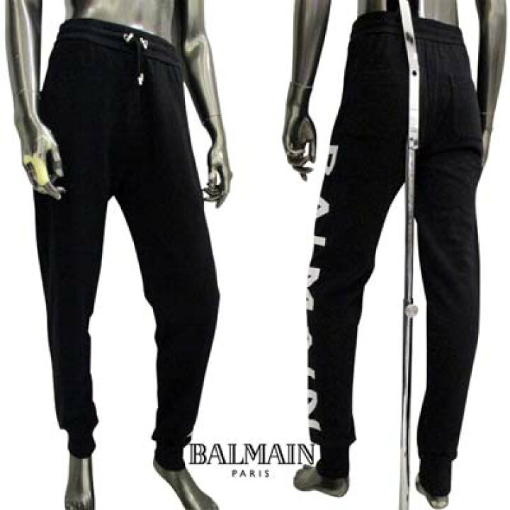 楽天市場】バルマン BALMAIN メンズ ボトムス パンツ スウェットパンツ 