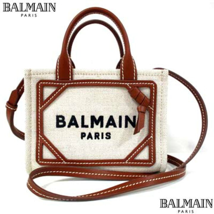 楽天市場】バルマン BALMAIN レディース 鞄 トートバッグ フロント刺繍  