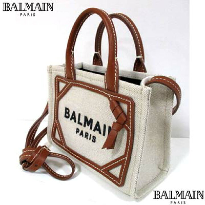 楽天市場】バルマン BALMAIN レディース 鞄 トートバッグ フロント刺繍 