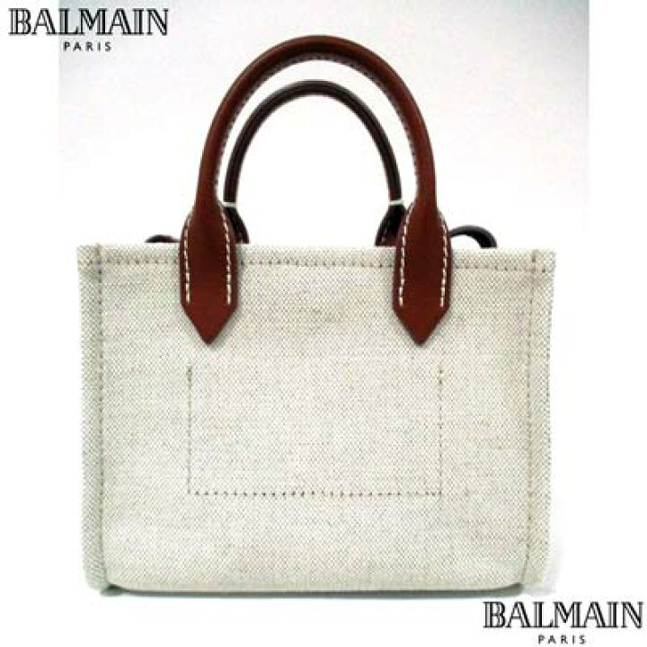 楽天市場】バルマン BALMAIN レディース 鞄 トートバッグ フロント刺繍 