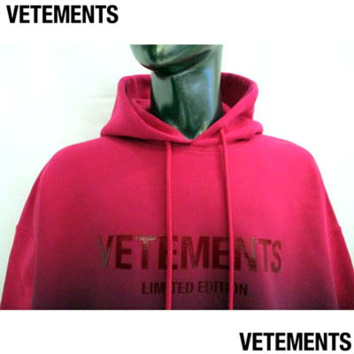 楽天市場】ヴェトモン VETEMENTS メンズ パーカー フーディ スウェット  