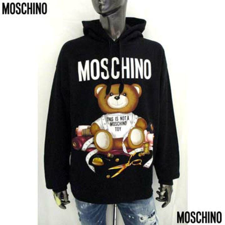 楽天市場】モスキーノ MOSCHINO メンズ トップス パーカー フーディ  