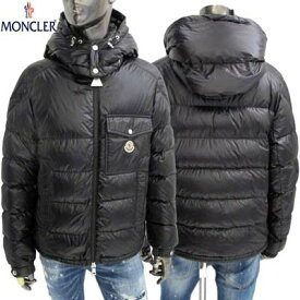 モンクレール MONCLER メンズ アウター ダウンジャケット WOLLASTON スナップボタン付き胸ポケット部分ロゴワッペン・袖口スナップボタン・フード取り外し可能ダウンジャケット ブラック 1A00001 595ZZ 999 (R240900) 322 2023年秋冬新作 【送料無料】 【smtb-TK】