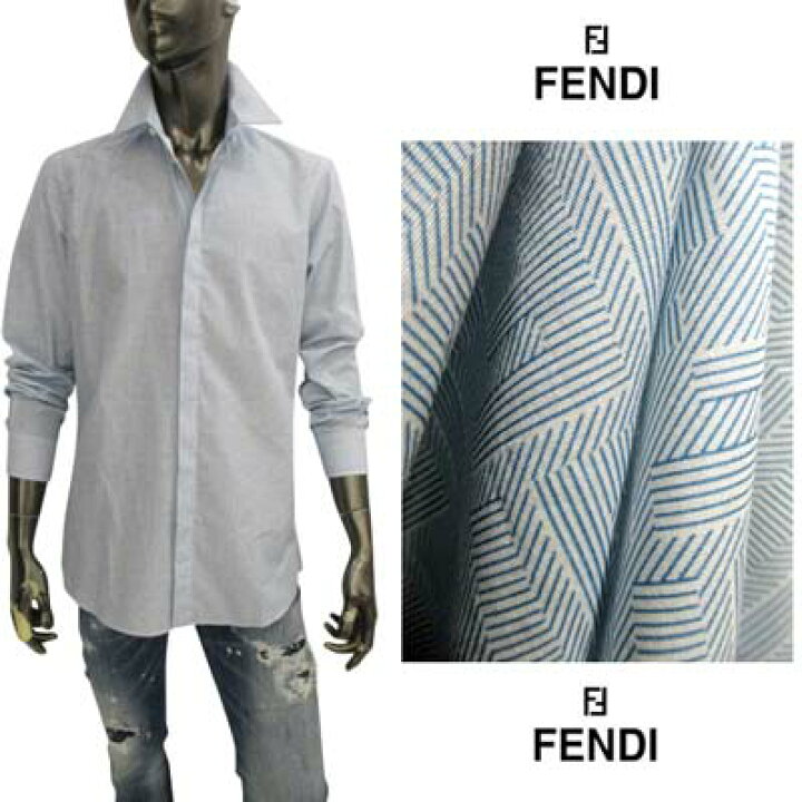 楽天市場】フェンディ FENDI メンズ トップス シャツ 長袖 全体FF 