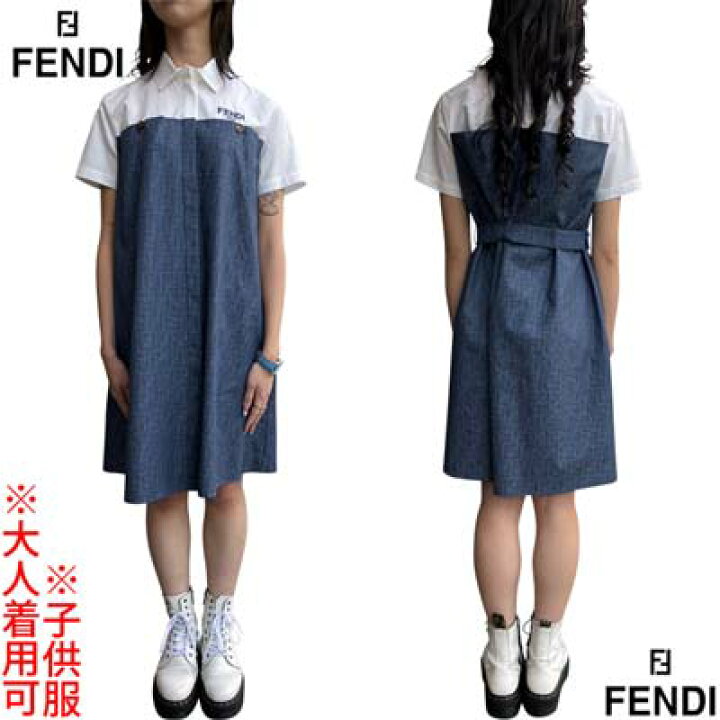 楽天市場】フェンディ FENDI キッズ 子供服 ガールズ ワンピース  