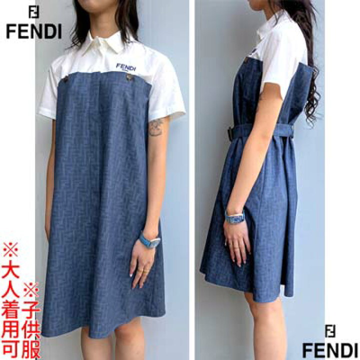 楽天市場】フェンディ FENDI キッズ 子供服 ガールズ ワンピース