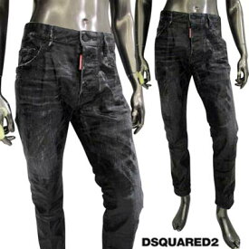 ディースクエアード DSQUARED2 メンズ ボトムス パンツ ジーンズ デニム SKATER JEAN コーティング/ウォッシュ加工・バックロゴパッチ・ボタンフライ・フロントロゴタグ付きデニム ブラック S74LB1344 S30357 900 (R163900) 322 2023年秋冬新作 【送料無料】 【smtb-TK】