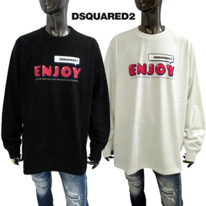 楽天市場】ディースクエアード DSQUARED2 メンズ ロンT ロングTシャツ  