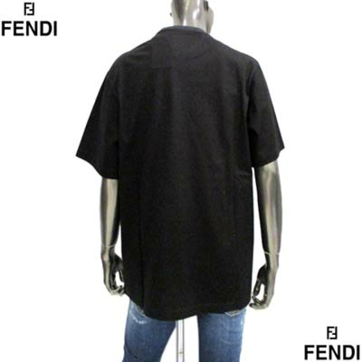 楽天市場】フェンディ FENDI メンズ Tシャツ 半袖 ロゴT 2色展開 