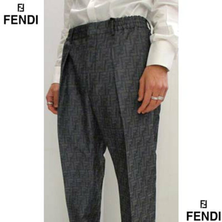FENDI フェンディ パンツ ヘリンボーン 42 中古・古着通販】FENDI  