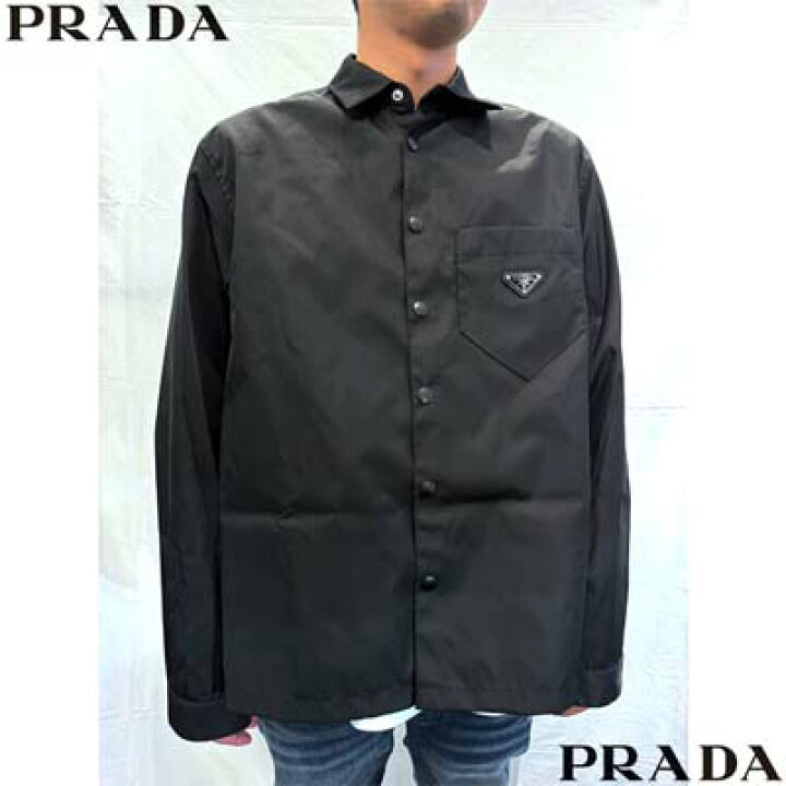 楽天市場】プラダ PRADA メンズ トップス シャツ 長袖 フロント/袖口 