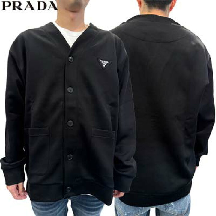 楽天市場】プラダ PRADA メンズ トップス カーディガン フロント 