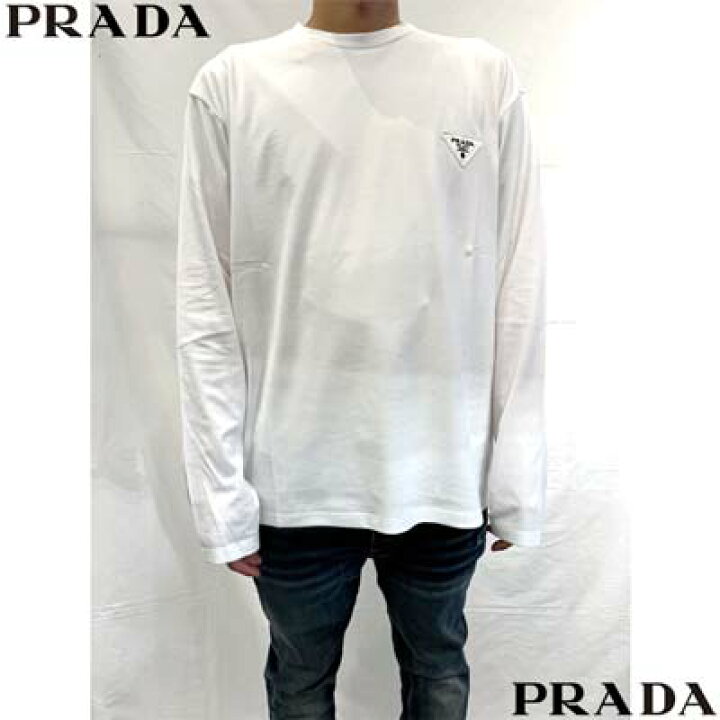 楽天市場】プラダ PRADA メンズ トップス ロンT Tシャツ 長袖 ロングT  