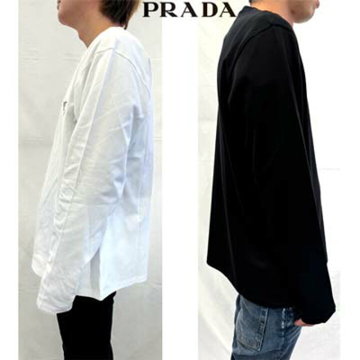 楽天市場】プラダ PRADA メンズ トップス ロンT Tシャツ 長袖 