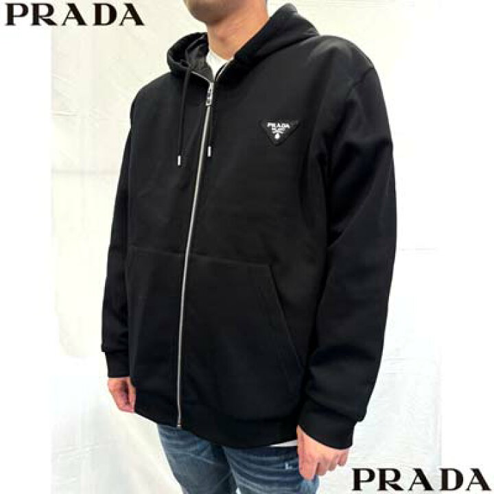 プラダスポーツ PRADA SPORT ジャケット フード付き パーカー ジップ  