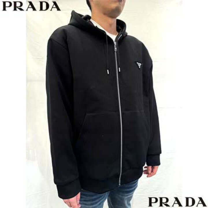 楽天市場】プラダ PRADA メンズ トップス パーカー フーディ チェスト 