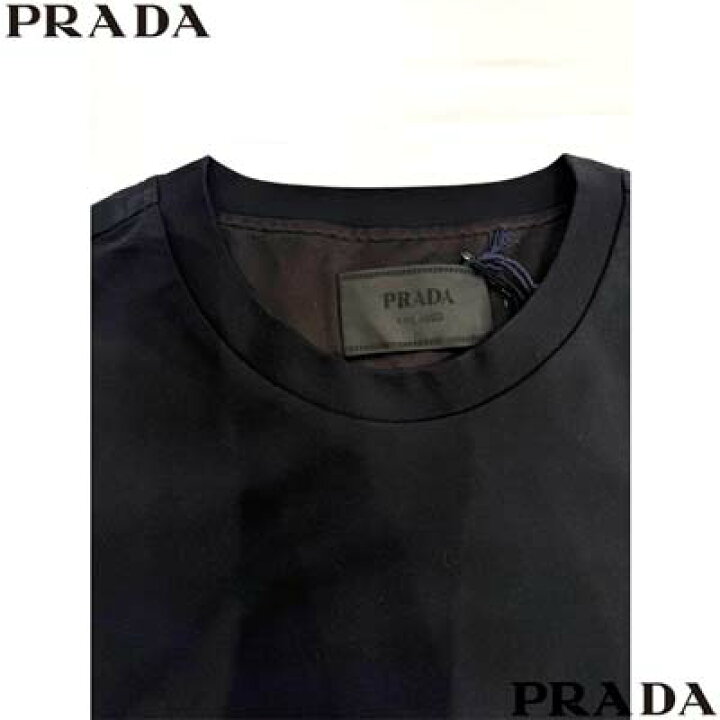 楽天市場】プラダ PRADA メンズ トップス Tシャツ 半袖 ロゴT チェスト  