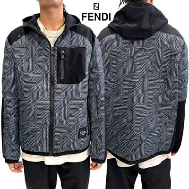 楽天市場】フェンディ FENDI メンズ アウター ジャケット シャドー柄  