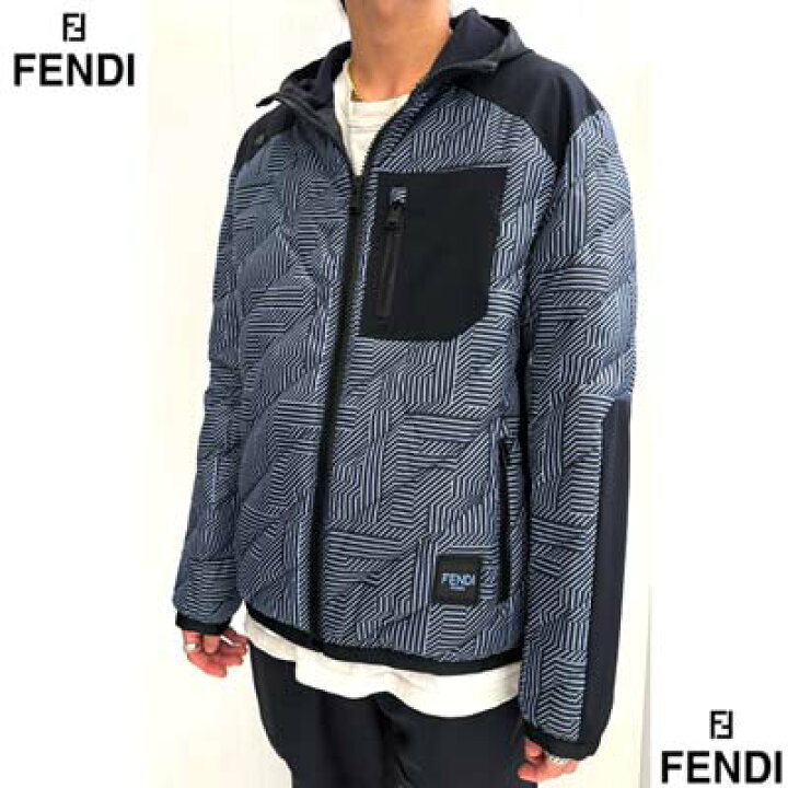 楽天市場】フェンディ FENDI メンズ アウター ジャケット シャドー柄 