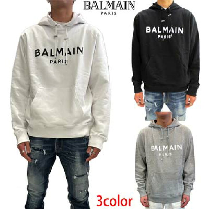 楽天市場】バルマン BALMAIN メンズ トップス パーカー フーディ 