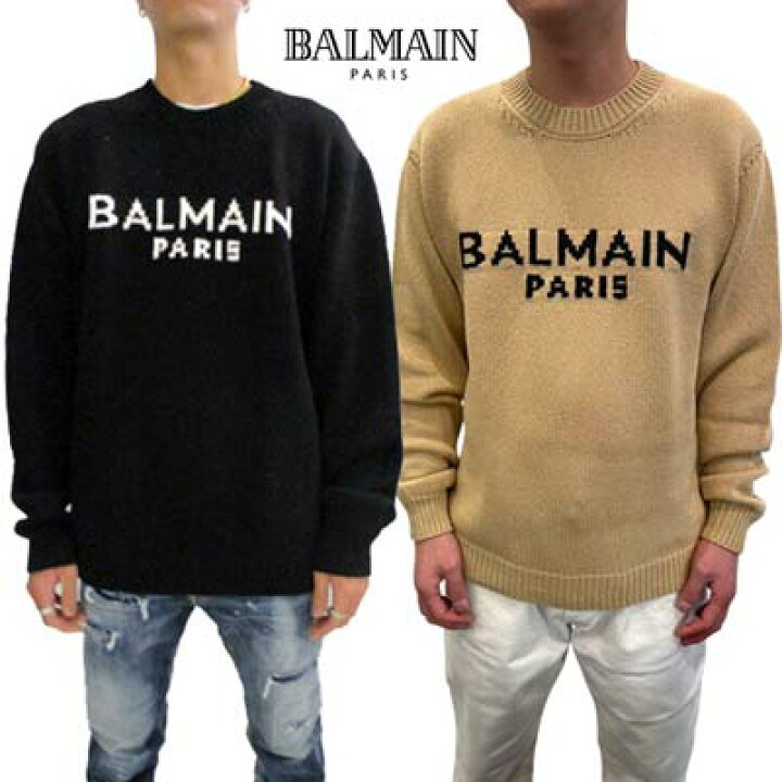 楽天市場】バルマン BALMAIN メンズ トップス ニット セーター 2色展開  