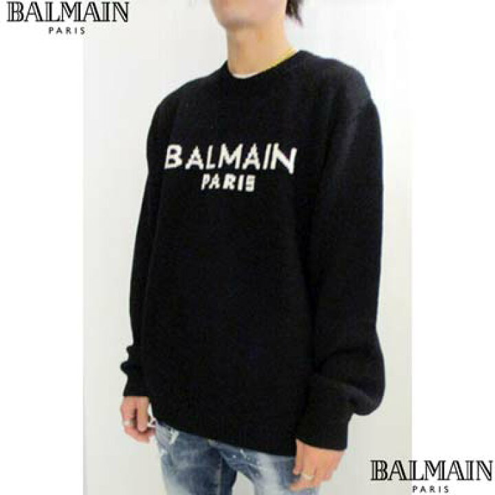 楽天市場】バルマン BALMAIN メンズ トップス ニット セーター 2色展開 
