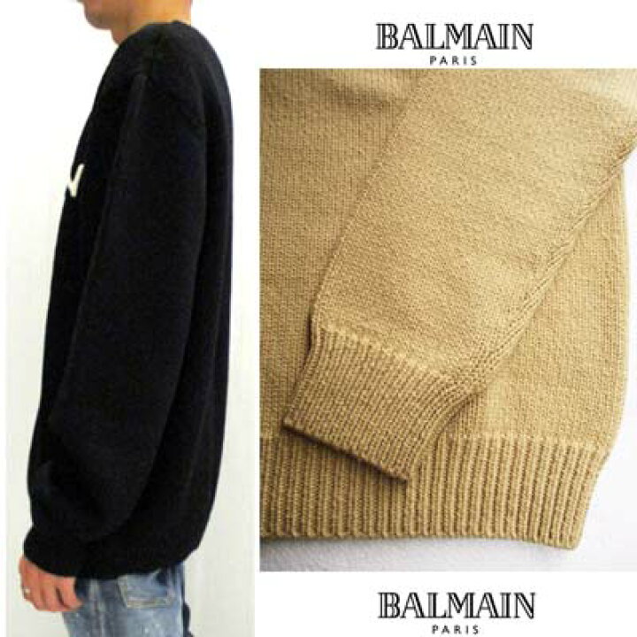 楽天市場】バルマン BALMAIN メンズ トップス ニット セーター 2色展開 