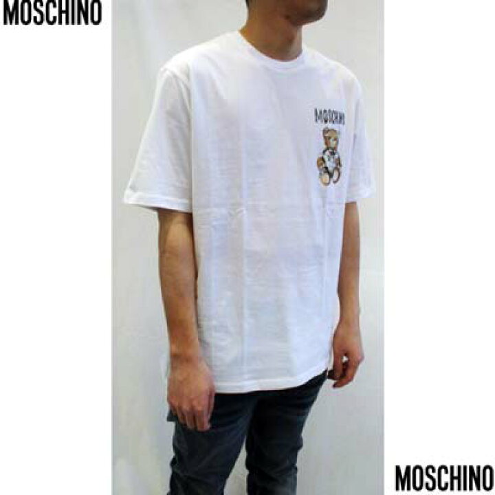 楽天市場】モスキーノ MOSCHINO メンズ トップス Tシャツ 半袖 2色展開 