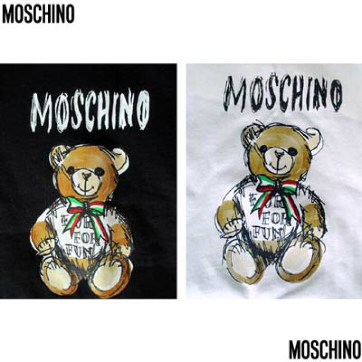 楽天市場】モスキーノ MOSCHINO メンズ トップス Tシャツ 半袖 2色展開 