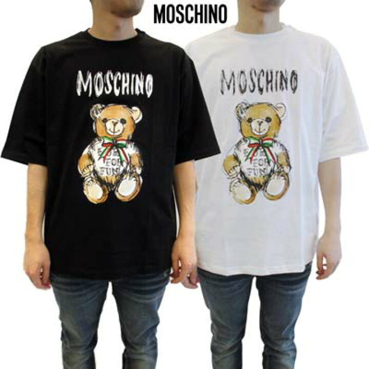 楽天市場】モスキーノ MOSCHINO メンズ トップス Tシャツ 半袖 2色展開 