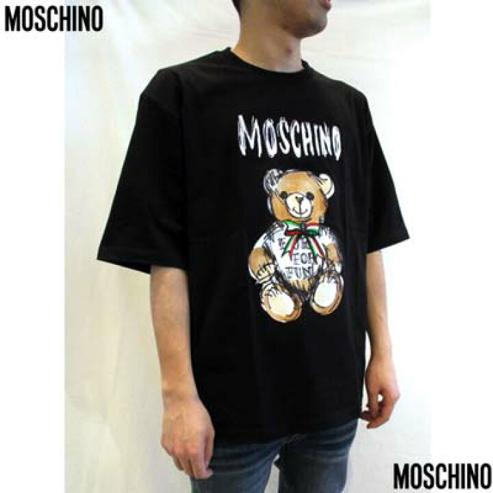 楽天市場】モスキーノ MOSCHINO メンズ トップス Tシャツ 半袖 2色展開 