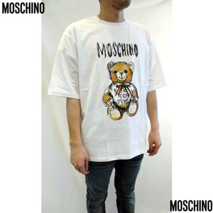 楽天市場】モスキーノ MOSCHINO メンズ トップス Tシャツ 半袖 2色展開 