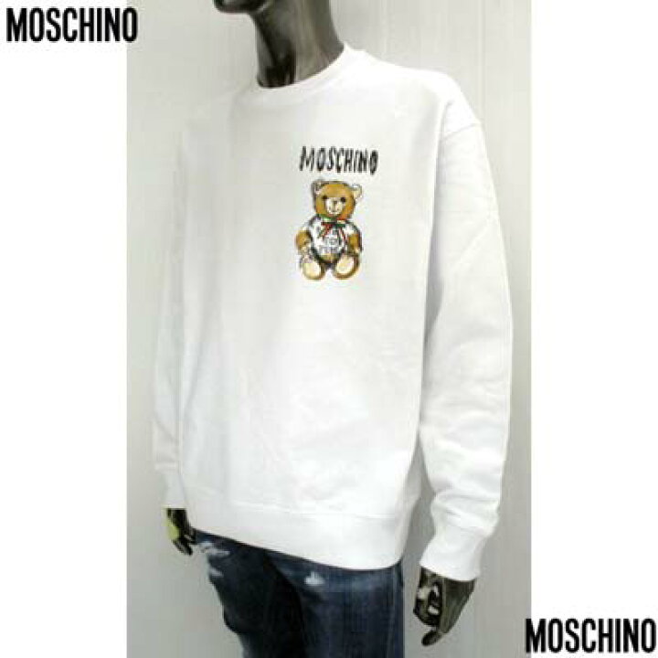 楽天市場】モスキーノ MOSCHINO メンズ トレーナー スウェット 2色展開  