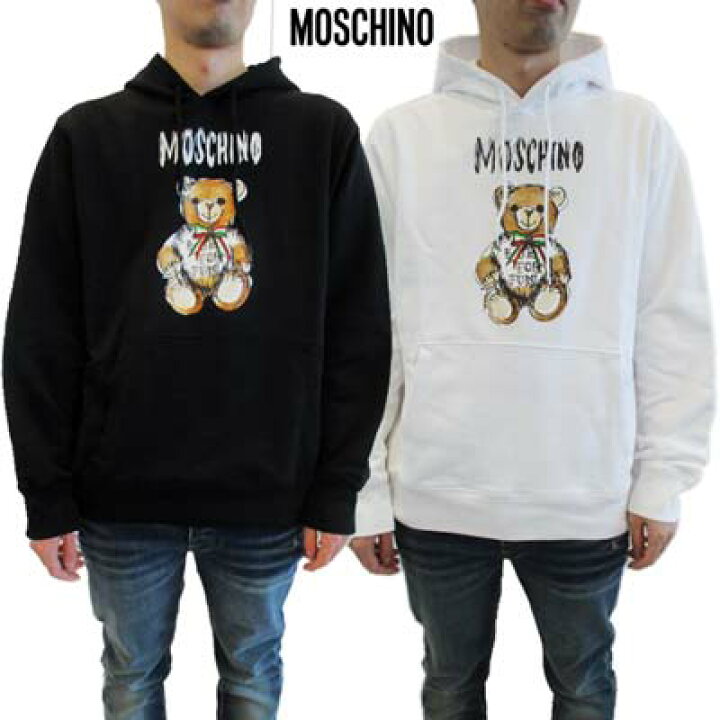 楽天市場】モスキーノ MOSCHINO メンズ パーカー フーディ スウェット 