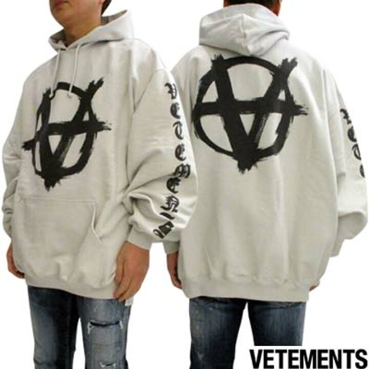 楽天市場】ヴェトモン VETEMENTS メンズ プルオーバーパーカー  
