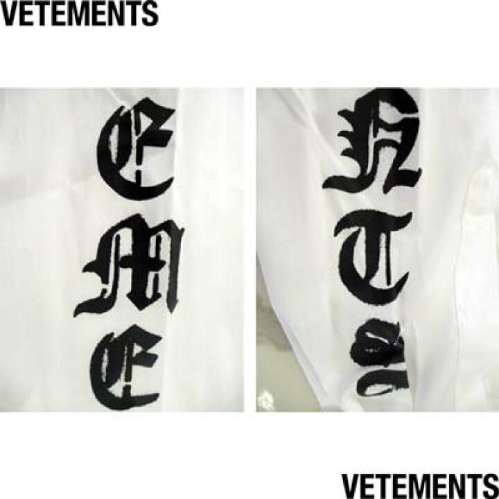 楽天市場】ヴェトモン VETEMENTS メンズ シャツ 長袖 ユニセックス可 