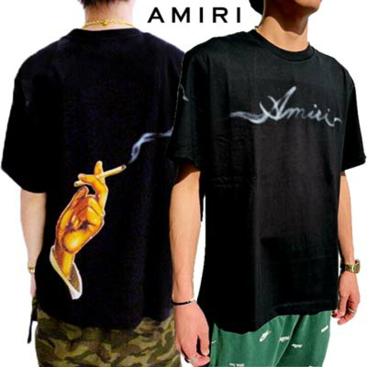 楽天市場】アミリ AMIRI メンズ Tシャツ 半袖 ロゴT バックタバコを 