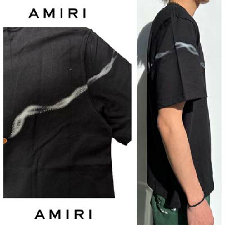 楽天市場】アミリ AMIRI メンズ Tシャツ 半袖 ロゴT バックタバコを 