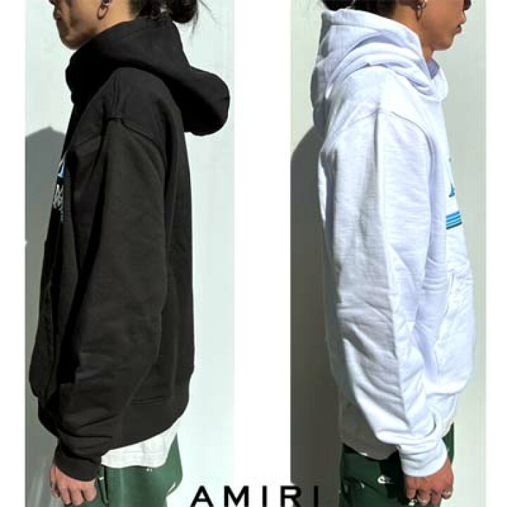 楽天市場】アミリ AMIRI メンズ パーカー フーディ スウェット MA BAR 
