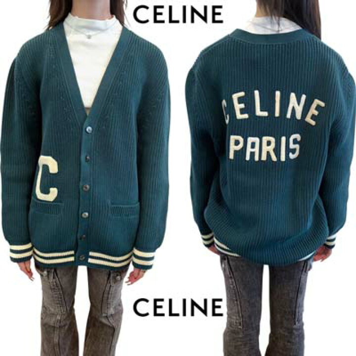 楽天市場】セリーヌ CELINE カーディガン ニット レディース ユニ  