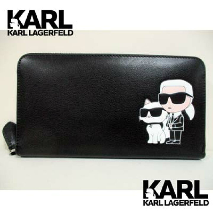 楽天市場】カールラガーフェルド KARL LAGERFELD 財布 ウォレット 長 