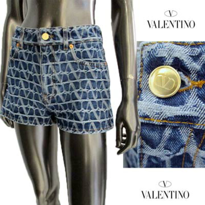 楽天市場】ヴァレンティノ VALENTINO ショートパンツ ジーンズ  